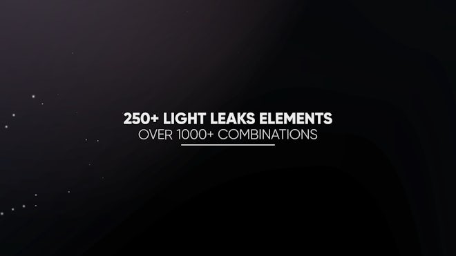 Light Leaks Constructor - 250+ Elements