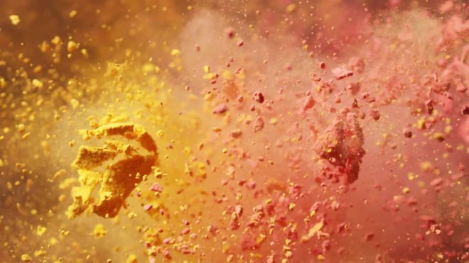 Color Powder Explosion