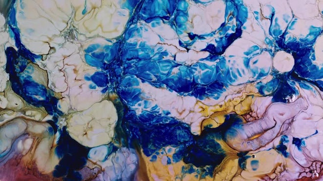 Artistic Ink Mixture Spread