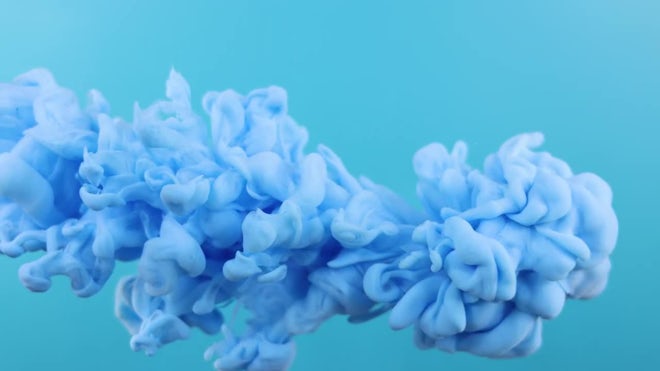 Blue Paint On A Blue Background