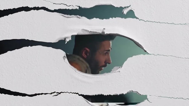 Pack Of 2 Abstract Tearing Transitions On Alpha