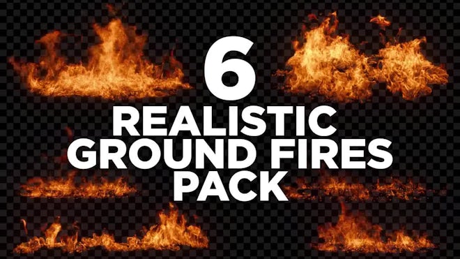 Pack Of Realistic Ground Fires