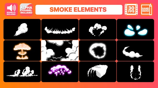 2D FX Smoke Elements