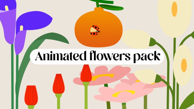 Pack Of 5 Nature Elements On Alpha