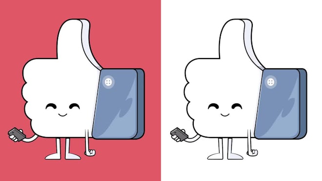 Pack Of 2D Like Icon Crying In 2 Formats