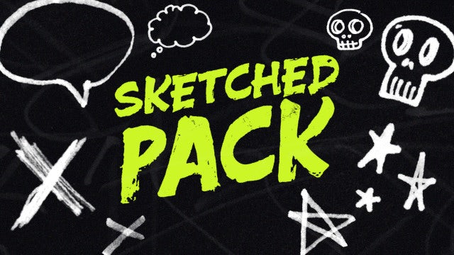 Pack Of Sketched Stickers
